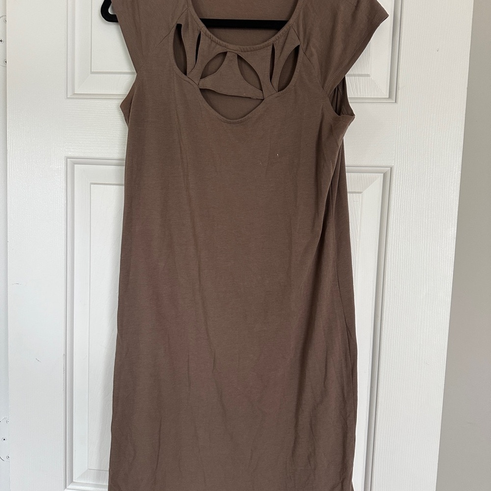 Synergy Organic Clothing Brown Mini Dress